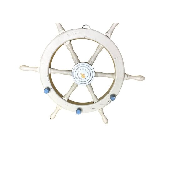 Nautical Wooden Ship Wheel Wall Decor By World Bazaars Inc. - Picture 4 of 7
